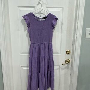 Lovely Lavender Kids Casual Dress